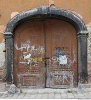 Photo Texture of Wooden Double Door 0008